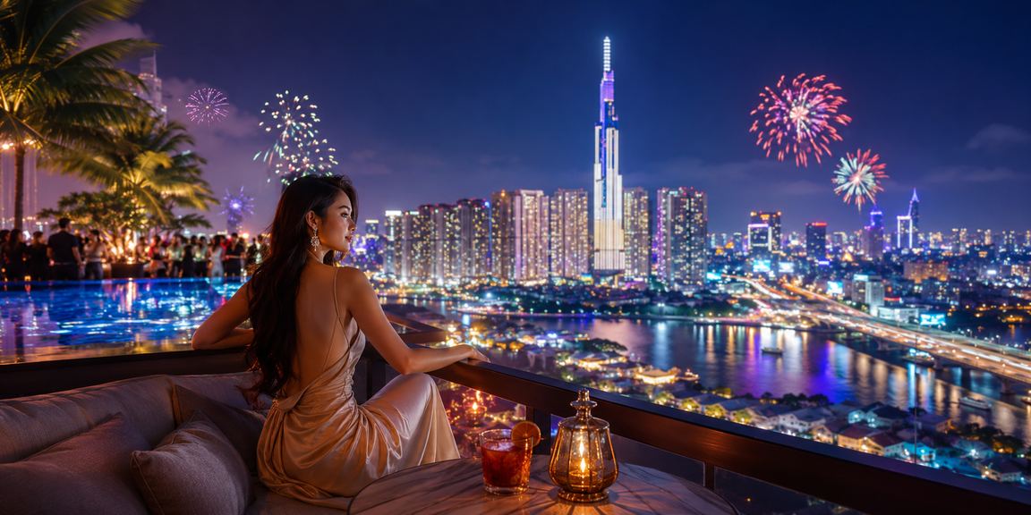 Không khí lễ hội và giải trí casino sôi động tại TP.HCM với ánh đèn rực rỡ